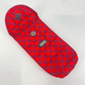 Red Checkered Glasses Case